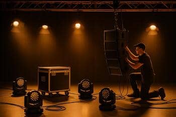 Stavanie scény a svetiel