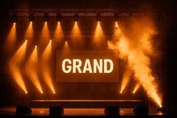 Balík Grand: scéna, svetelný most a vizuálne efekty